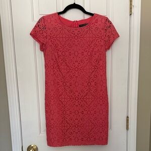 Banana Republic Petite 2P Dress Coral – Tailored Fit, Elegant Silhouette
